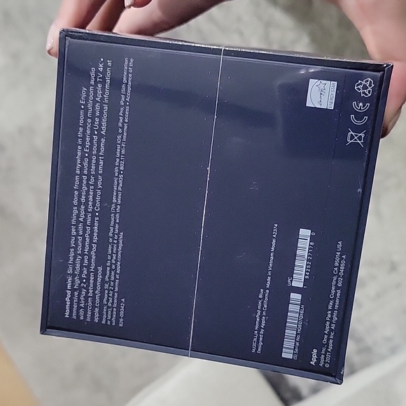 Apple HomePod mini NWT blue speaker - Picture 2 of 8